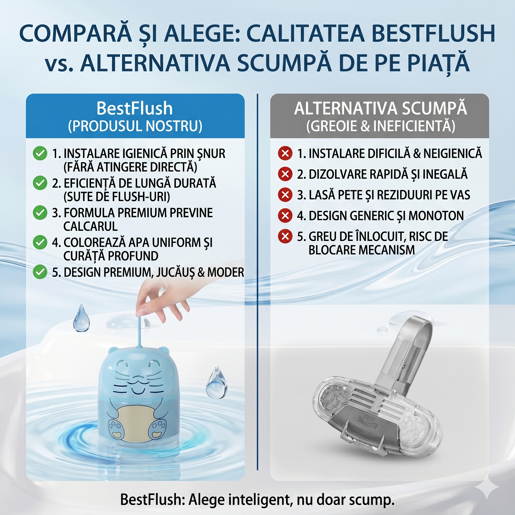 BestFlush: Ursulețul Inteligent pentru o Toaletă Mereu Curată și Parfumată