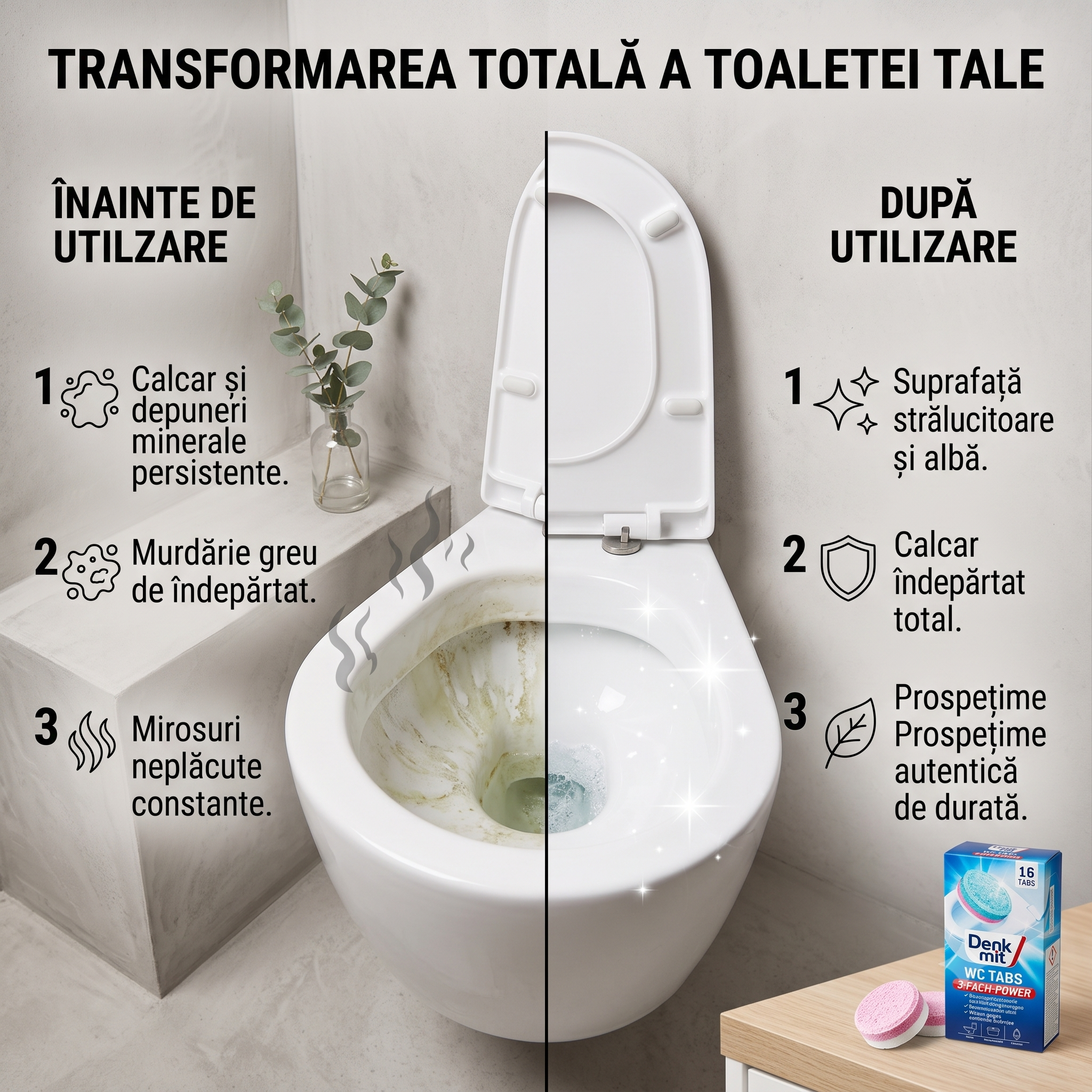 Pastile MAGICE WC Denk