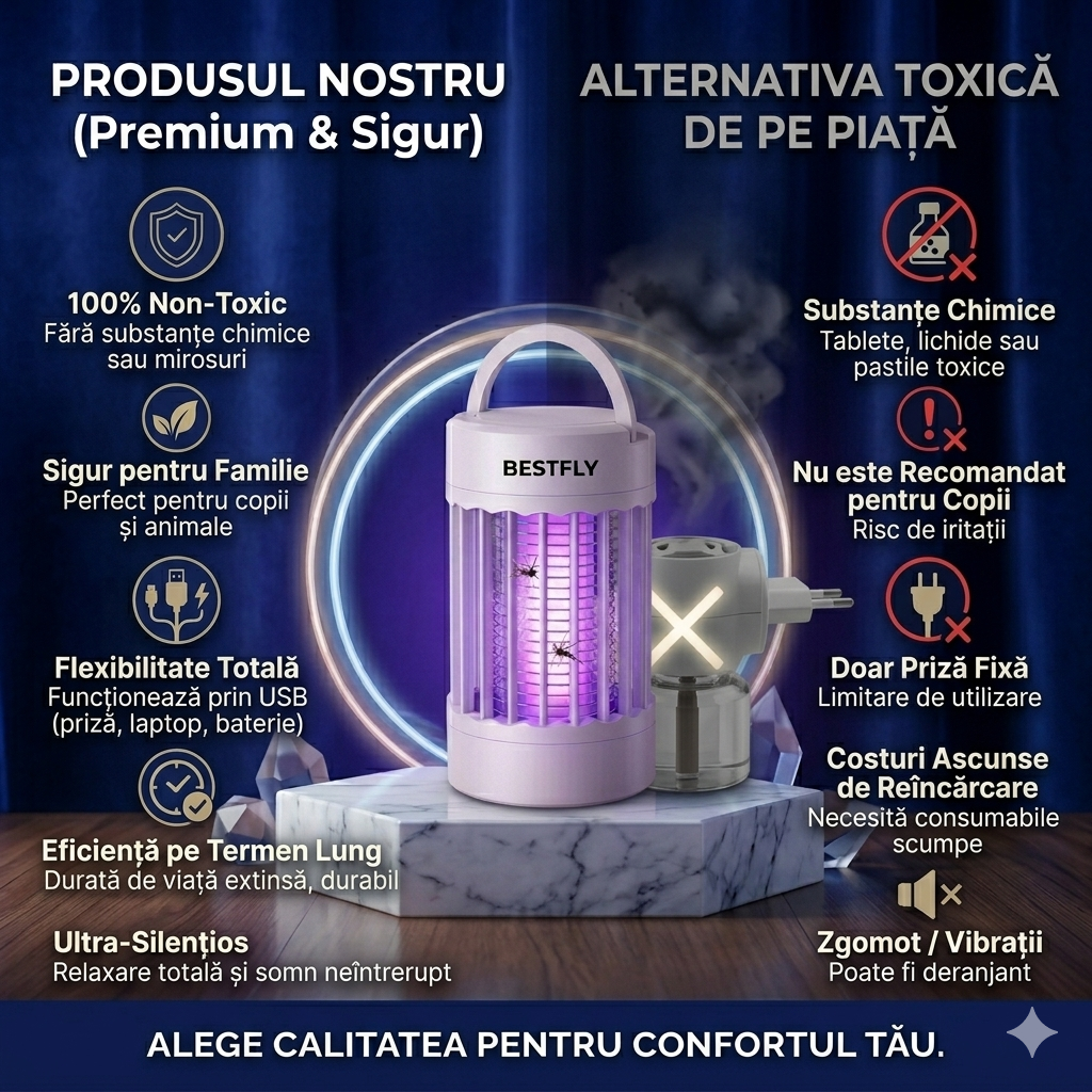 BestFly: Adio, Țânțari. Bun Venit, Liniște!